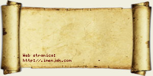 Jana Bugarski vizit kartica